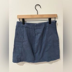 Blue Mini Skirt